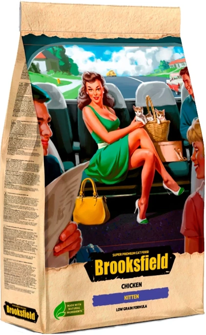 Brooksfield Low Grain Kitten (Курица), 400 г