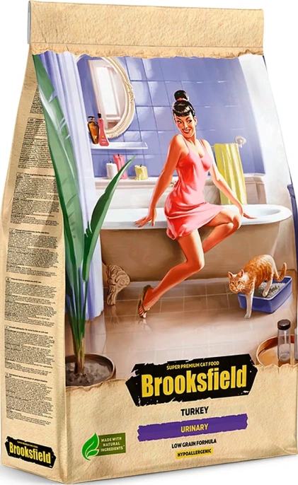Brooksfield Low Grain Adult Cat Urinary (Индейка), 400 г