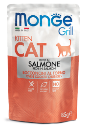 Monge Пауч Grill Kitten (Лосось) для кошек