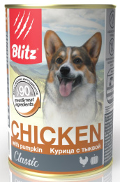 BLITZ Classic Dog (Курица с тыквой) для собак