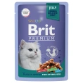Brit Premium Пауч для стерилизованных кошек (Утка с яблоками в желе)