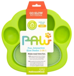 PetDreamHouse Миска для медленного кормления PAW 2в1 Mini для собак для кошек