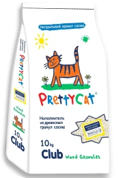 PrettyCat Наполнитель древесный Wood Granules