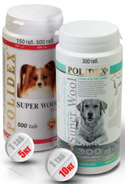 Polidex Super Wool plus для собак