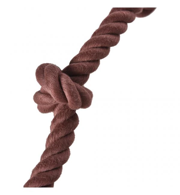 Red Bow Игрушка с тремя узлами коричневая для собак