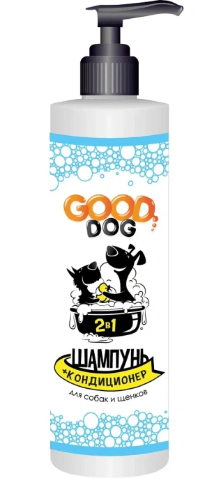 Good Dog Шампунь-кондиционер 2 в 1 для собак и щенков
