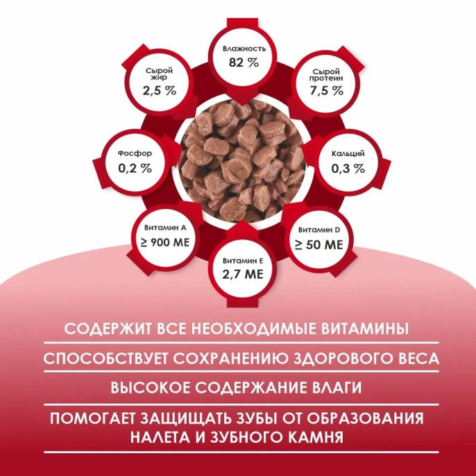 Kissa Пауч для кошек (Говядина в соусе)