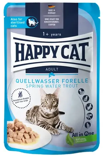 Happy Cat Culinary Кусочки в соусе (Форель) для кошек