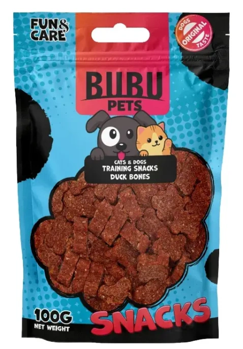 Bubu Pets Косточки для дрессировки, утка для собак для кошек