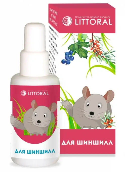 Littoral Лечебные травы для шиншилл Натуральные витамины для грызунов
