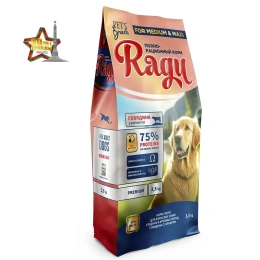 Pet's Brunch Ragu Adult Medium & Maxi Breeds (Говядина с гарниром)