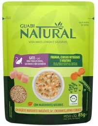 Guabi Natural Cat (Курица, цельнозерновые злаки и овощи) для кошек
