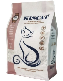 Kiscat Наполнитель Premium White для кошек