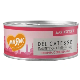 Мнямс Delicatesse Паштет по-бельгийски для котят
