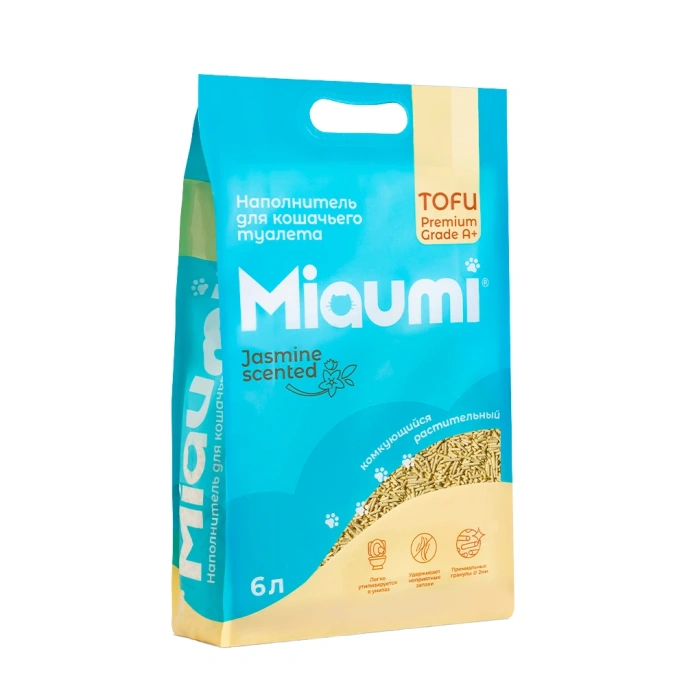 Miaumi Наполнитель TOFU Jasmine для кошек
