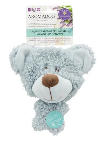 Aromadog Calming Big Head Мишка голубой для собак