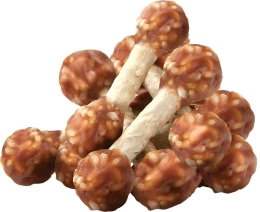 Лакомство для щенков: косточки из индейки с рисом