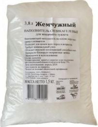 Наполнитель для туалета "Силикагель жемчужный" для кошек