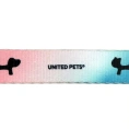 United Pets Ошейник Complete me, розово-голубой тай-дай для собак
