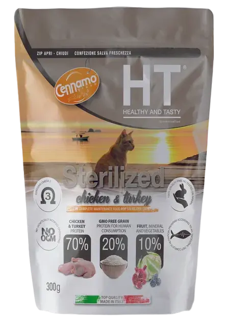 Cennamo HT Sterilized Cat (Курица, индейка) для кошек