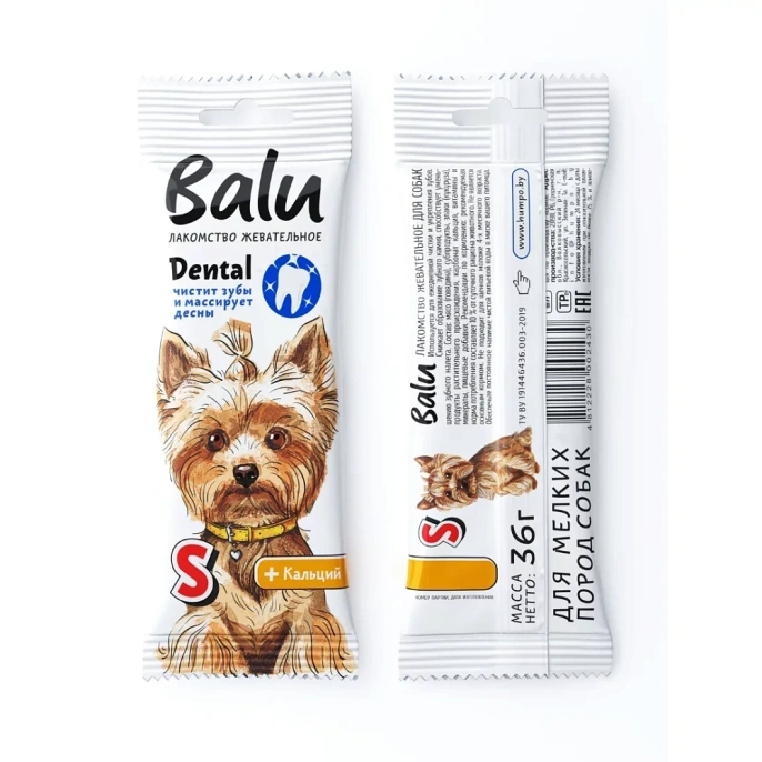 BALU Лакомство для собак Dental с кальцием