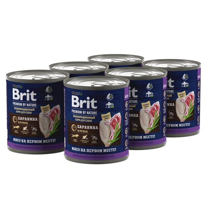 Brit Premium Dog (Баранина с рубцом) для собак