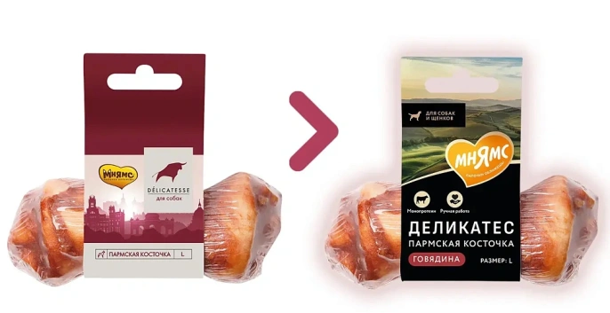 Мнямс Лакомство для собак Пармская косточка