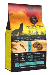 AMBROSIA Senior Mini Breeds (Лосось, индейка)