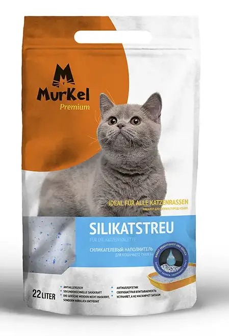 Murkel Наполнитель силикагелевый (Нейтральный) для кошек