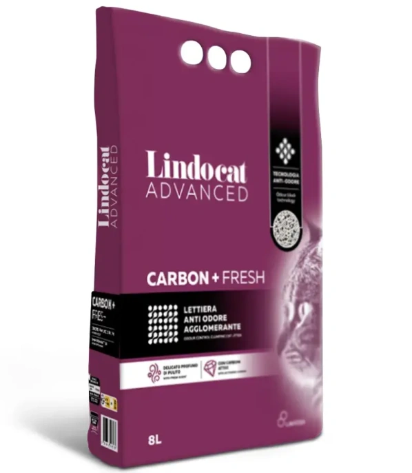 Lindocat Наполнитель Advanced Carbon + Fresh для кошек