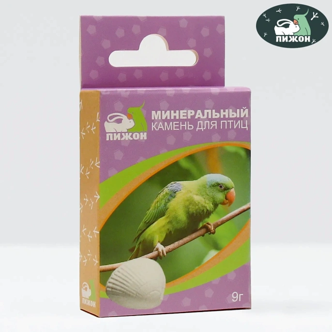 Пижон Минеральный камень для птиц ракушка для птиц