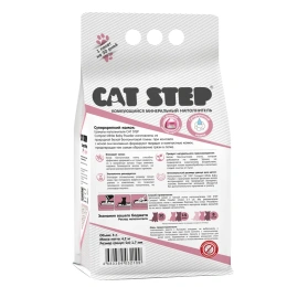 Cat Step Наполнитель белый Compact White Baby Powder