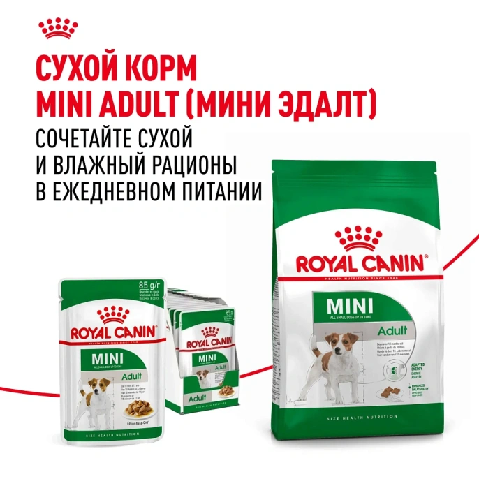 Royal Canin Mini Adult (в соусе) для собак