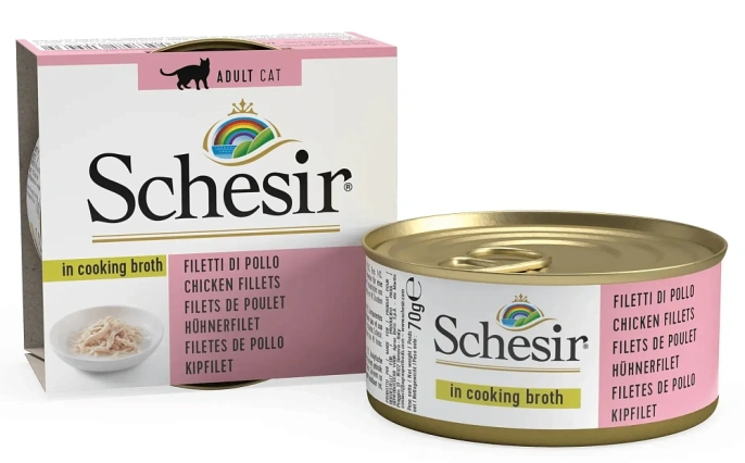 Schesir Chicken (Куриное филе в бульоне) для кошек