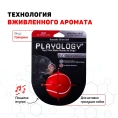 Playology Жевательный мяч SQUEAKY CHEW BALL с ароматом говядины, красный для собак