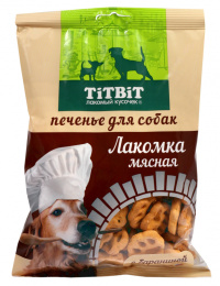 ТИТБИТ Печенье Лакомка мясная с бараниной для собак