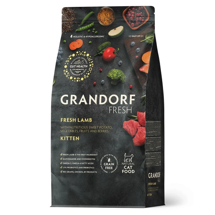 Grandorf Fresh Kitten (Ягненок и батат), 400 г