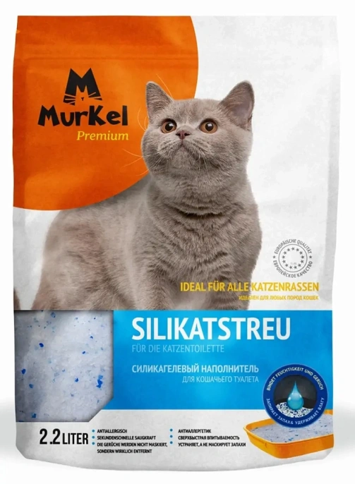 Murkel Наполнитель силикагелевый (Нейтральный) для кошек