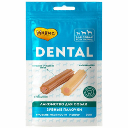 Мнямс DENTAL Зубные палочки с говядиной для собак