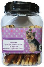 O'dog Соломка - Утиное мясо на сурими для собак