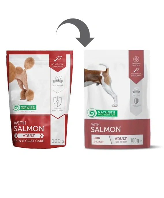 Nature's Protection Adult Salmon Skin&Coat Care для собак