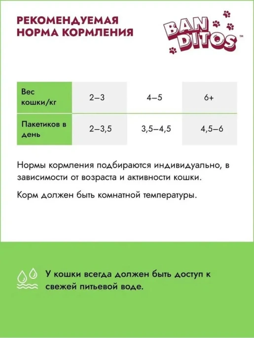 Banditos Кусочки в желе для кошек (Аппетитная курочка)