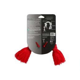 Playology Жевательный канат DRI-TECH ROPE с ароматом говядины, красный для собак