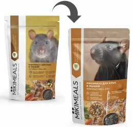MIKIMEALS Корм для для крыс и мышей