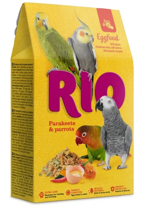 RIO Яичный корм для средних и крупных попугаев, 250 г