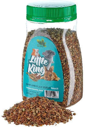 Little King Лакомство (семена конопли, льна) для грызунов