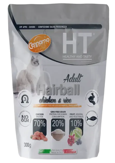 Cennamo HT Adult Cat Hairball (Курица, рис) для кошек