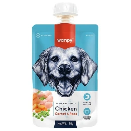 Wanpy Dog Мясное пюре из курицы для собак