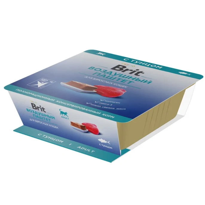 Brit Premium Воздушный паштет для взрослых кошек (Тунец)