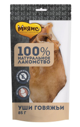 Мнямс Уши говяжьи для собак